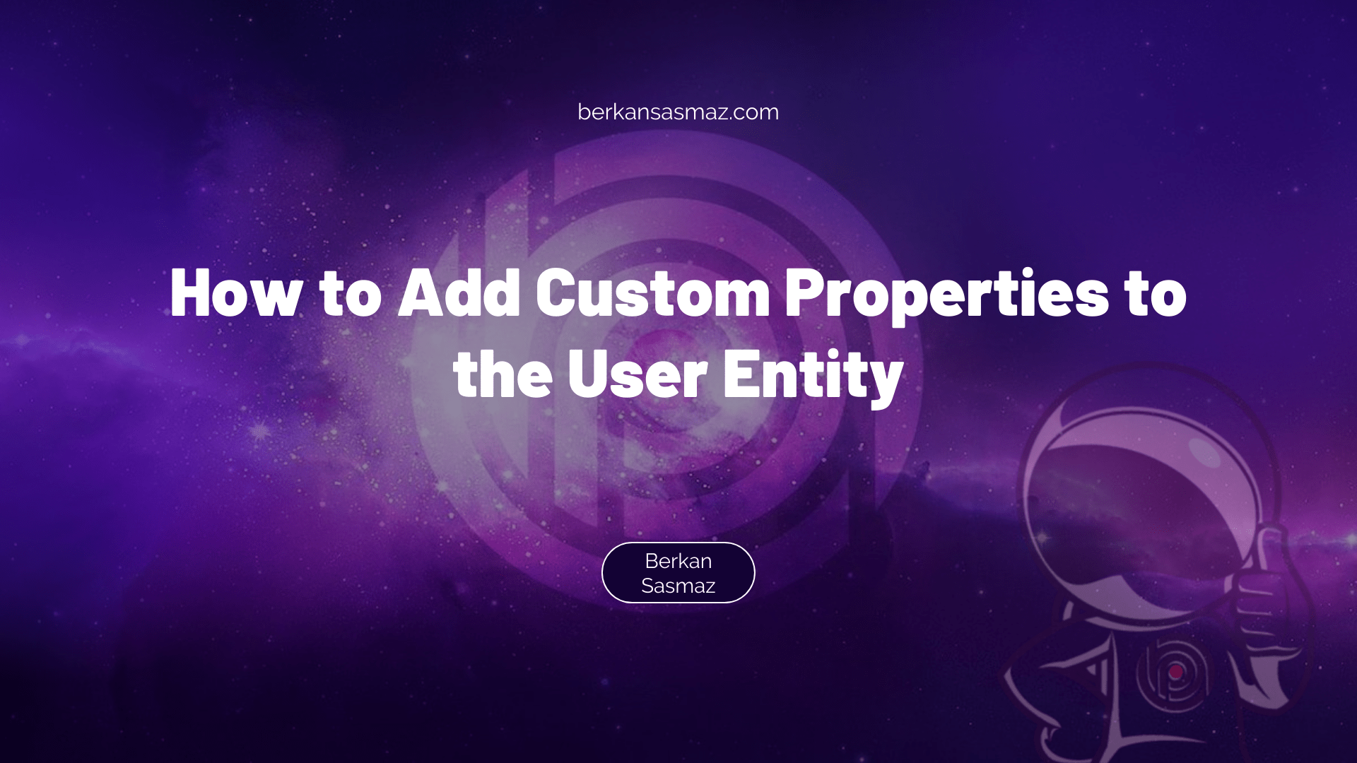 How to Add Custom Properties to the User Entity